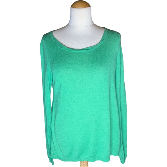 Anthropologie Tops - Yellow Bird Green Longsleeve Blouse